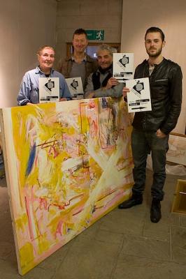 Artists at the End of the Arrow (L to R) Phillipa Jacobs, Laurie Kitchen, Mick Brown and Chris Higson.