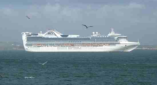 Cruise Ship at Holyhead