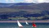 Menai Straits view from Beaumaris Castle